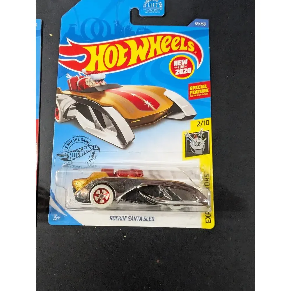 Hot Wheels Christmas Holiday Lot of 4 Sealed X-Mas Delivery Holiday Racers